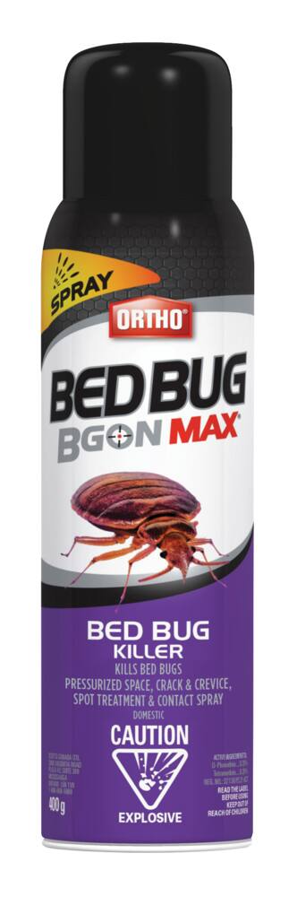 Ortho® Bed Bug B Gon® MAX Indoor Bed Bug Killer Aerosol Spray, 400-g