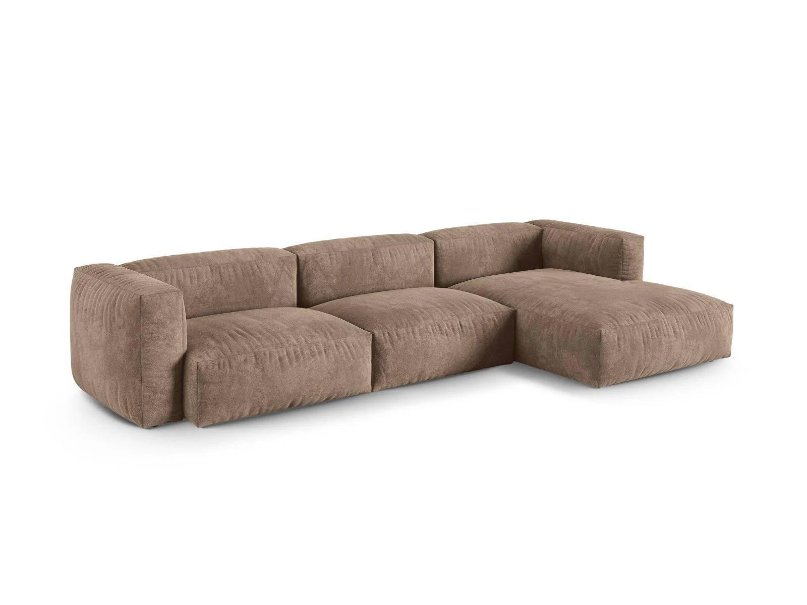 Modulaire hoekbank Martina rechts velvet