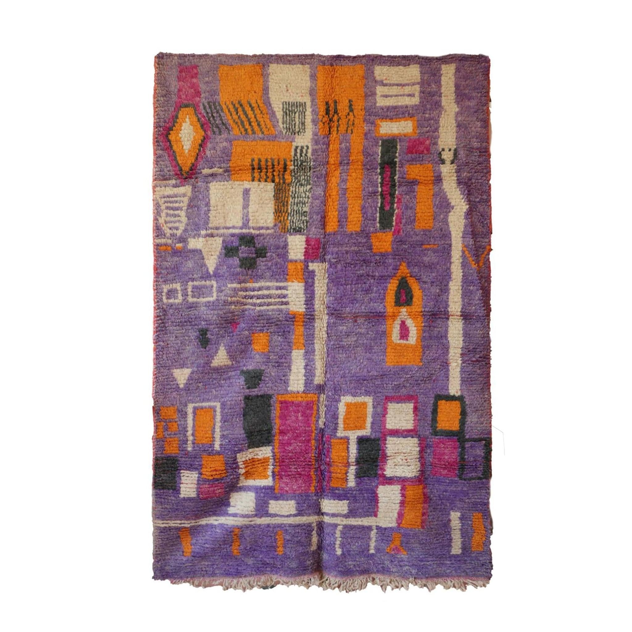 AFK Living vloerkleed Berber - handgemaakt - Wol - 160 cm x 230 cm