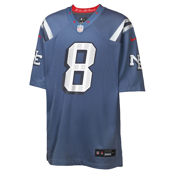 Stefon Diggs New England Patriots Nike Youth 2025 Rivalries Collection Game Jersey - Storm Blue