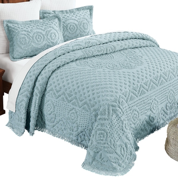 Better Trends Heirloom Collection 100% Cotton Tufted Bedspread