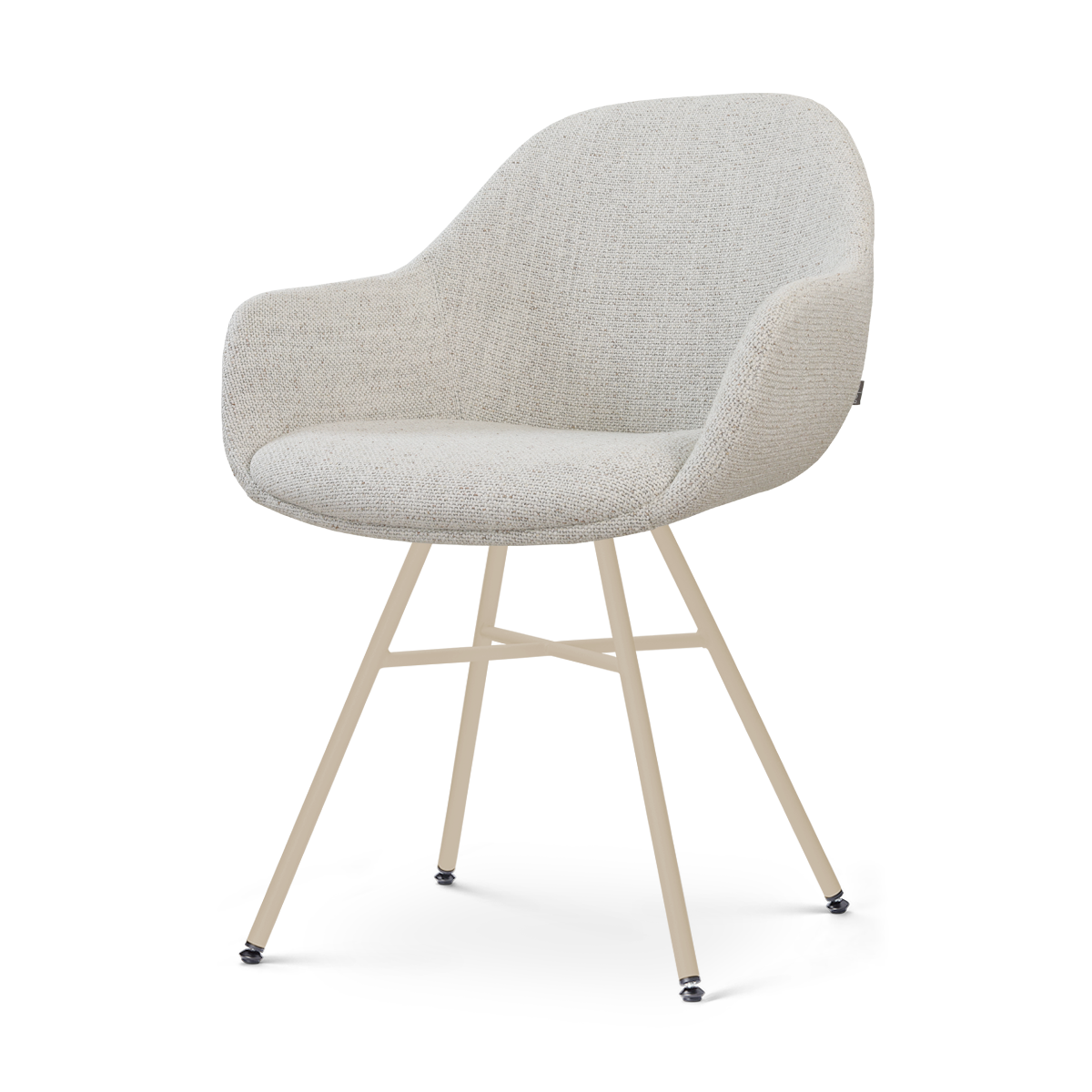 Nolon Noa-Mae eetkamerstoel beige gemêleerd - beige onderstel
