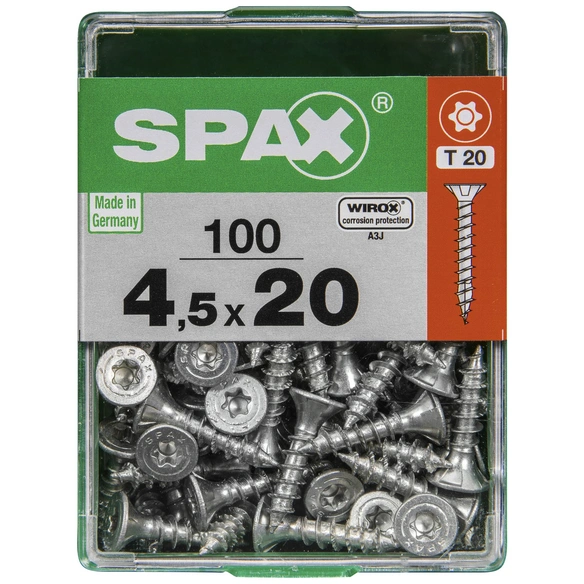 Universalschraube, T-STAR plus, 100 Stk., 4,5 x 20 mm