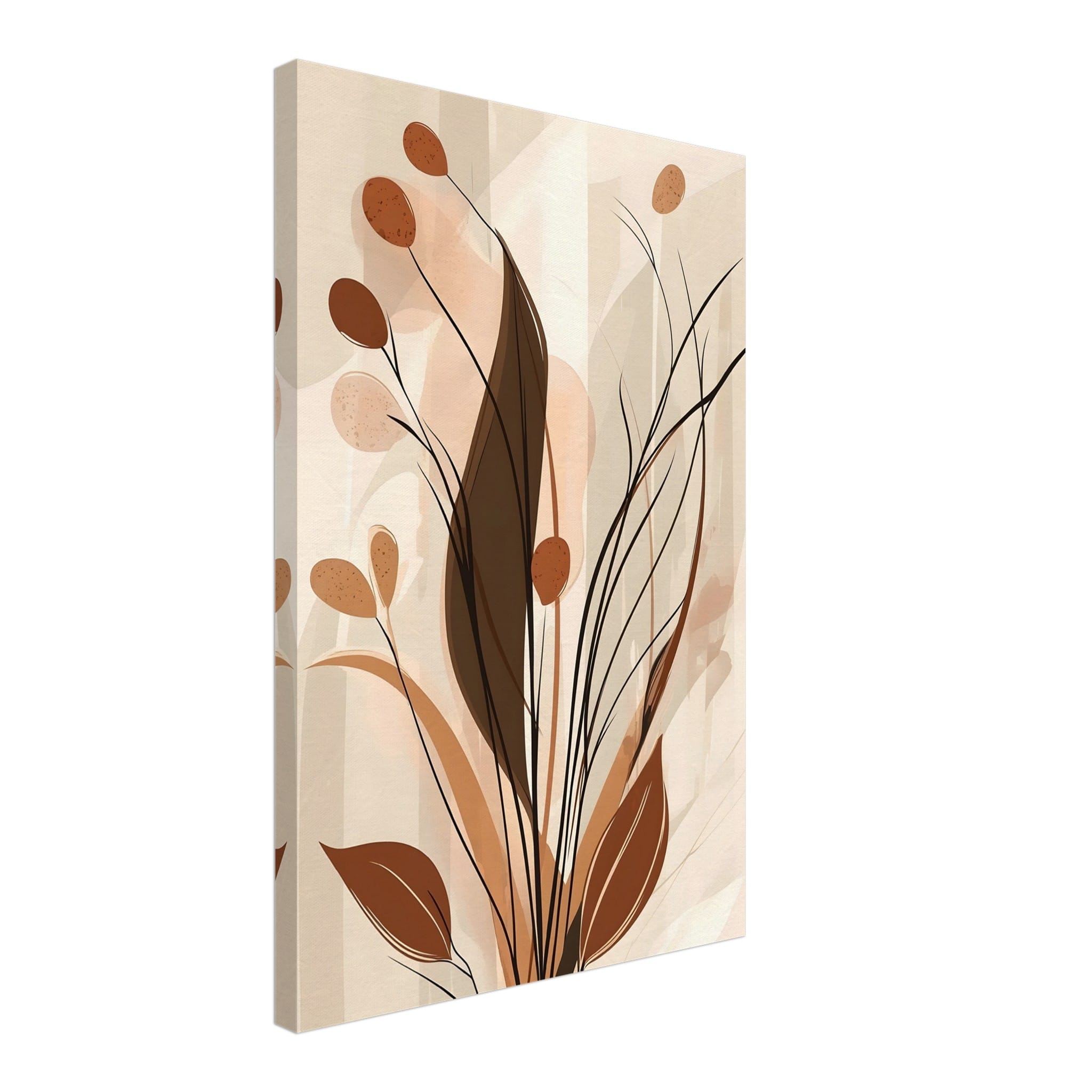 Artfulprints Canvas Boho – Autumn growth canvas - 40x60 cm - beige