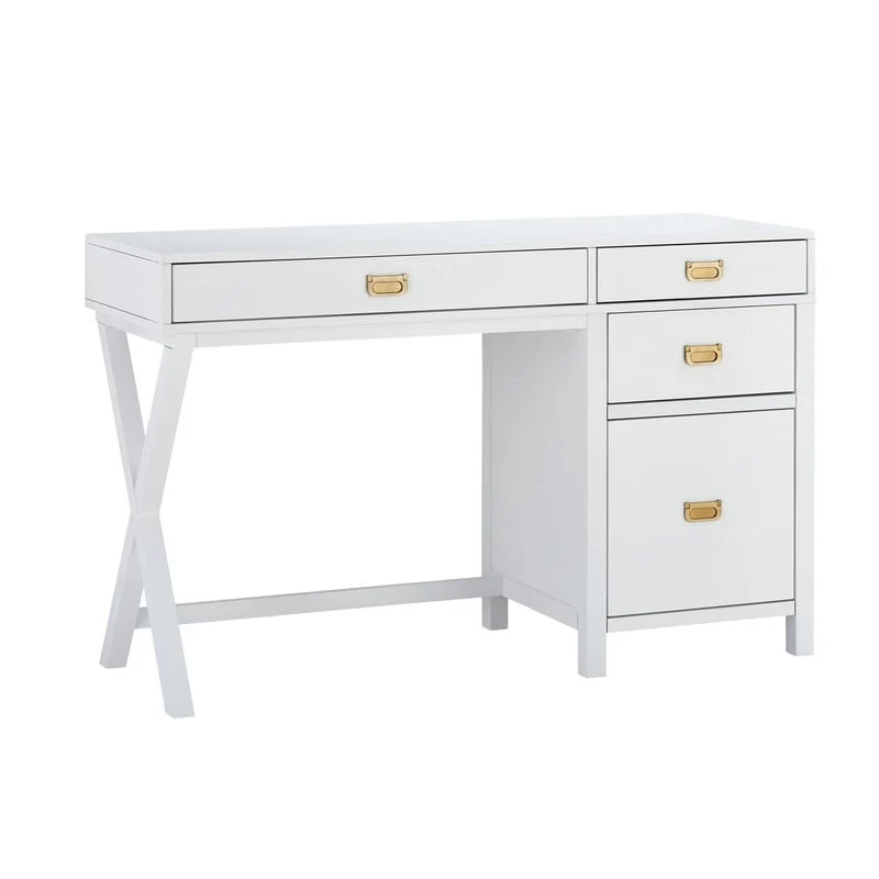 Linon Poppy Side Storage Desk