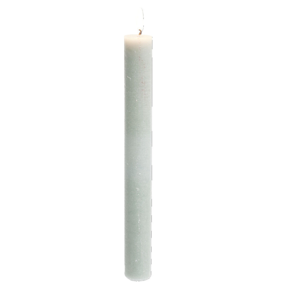 Bougie chandelle verte 8H