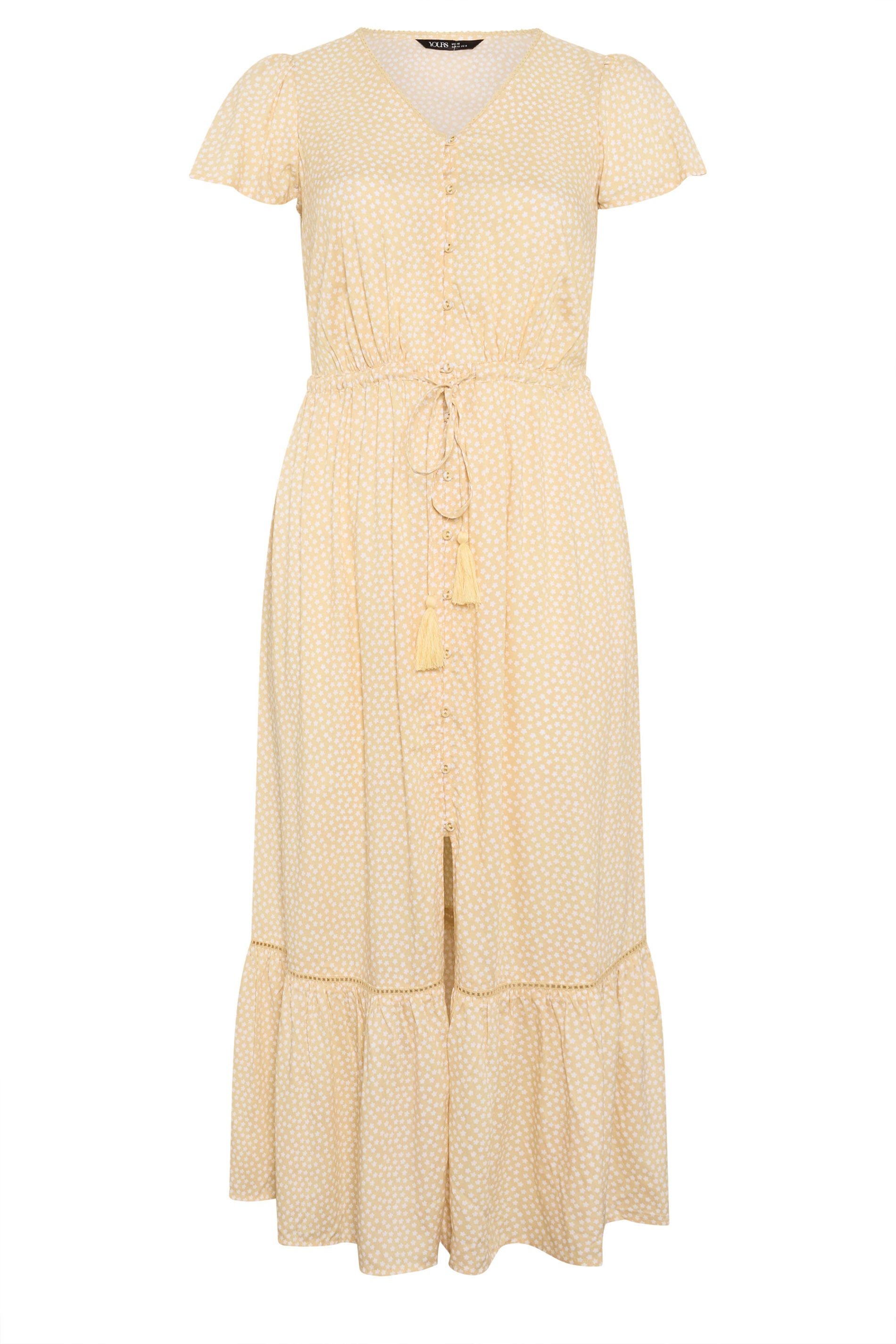 Yours Ditsy Floral Print Maxi Dress