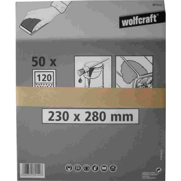 Schleifpapierbogen, Farbe/Lack 230x280 mm K120