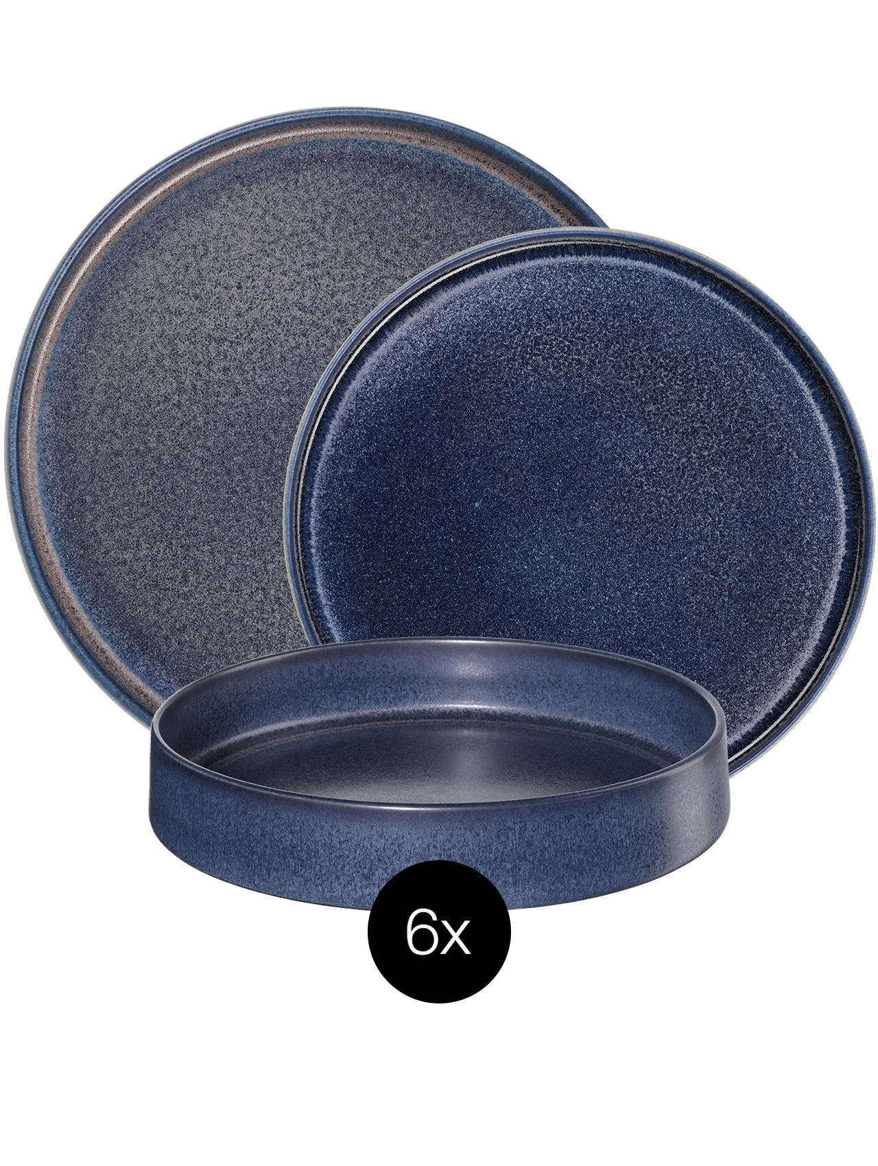 dinner set form'art carbon 18-teilig