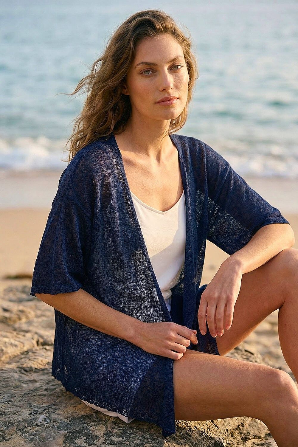 Roman Petite Textured Cardigan
