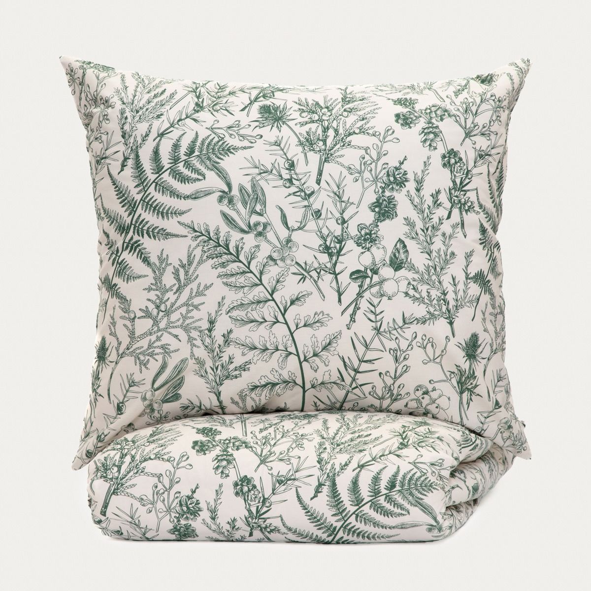 POŚCIEL LILIANE ESSENTIALS z mikrofibry w liście 220x200   2*70x80 cm