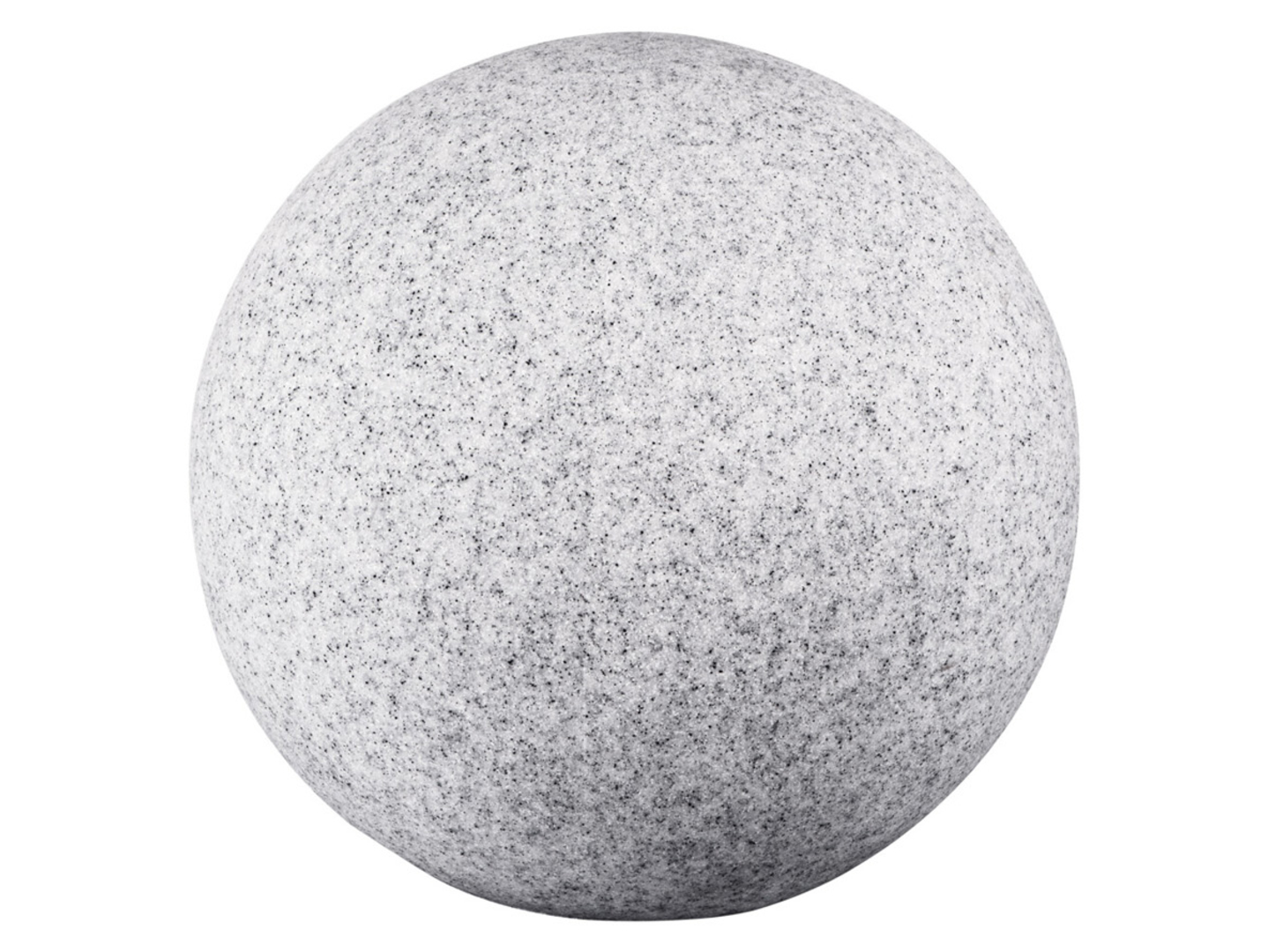 Lampa ogrodowa kula Stono 49 cm z tworzywa sztucznego szara