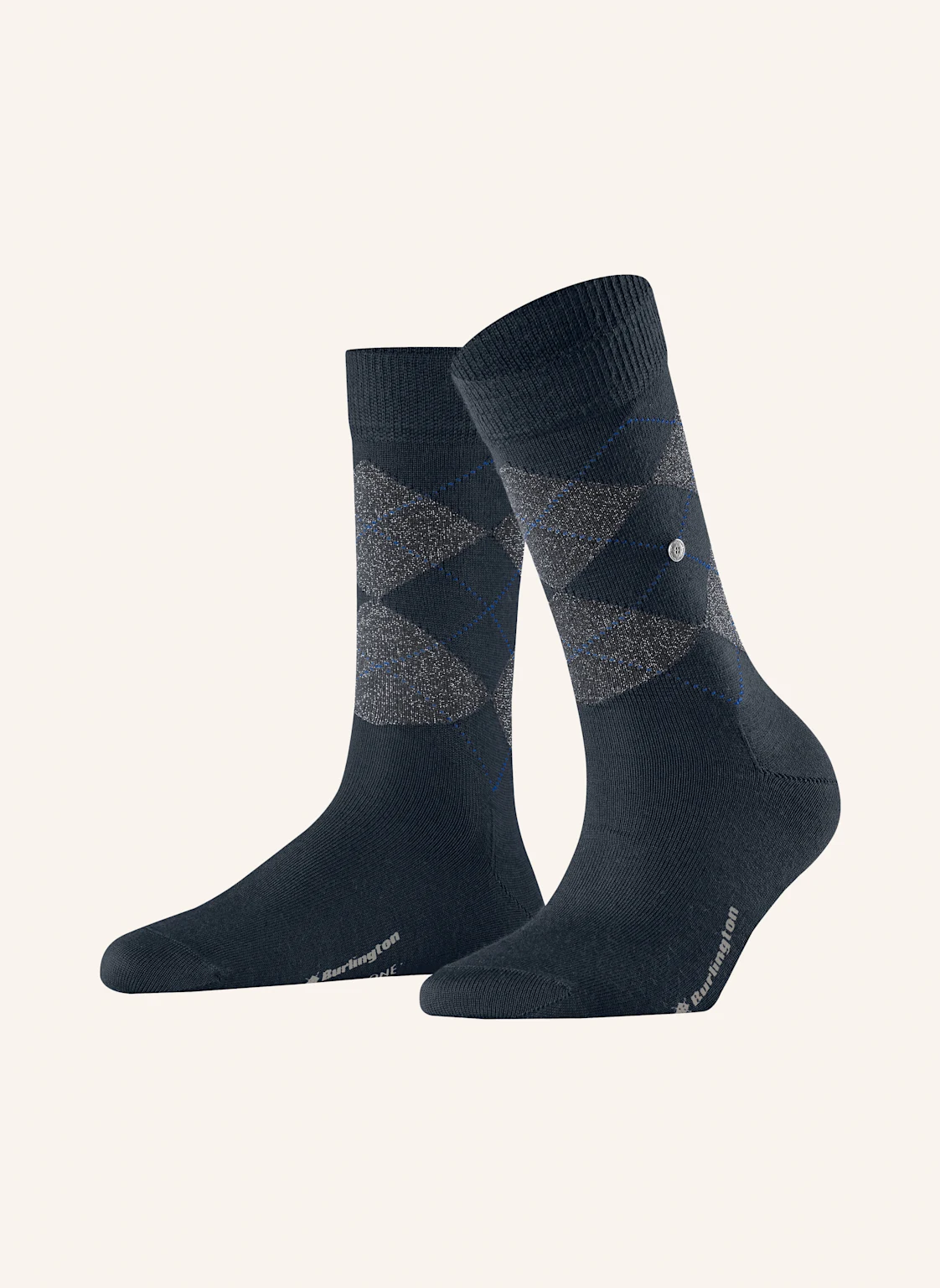 Burlington Socken MARYLEBONE SCHIMMER mit Glitzergarn