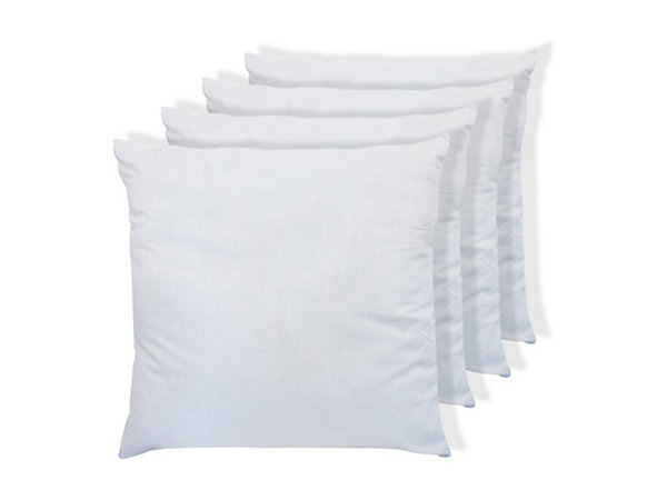 Lot de 4 oreillers câlin 60 x 60 cm - 400 gr - Blanc - TORIVIA