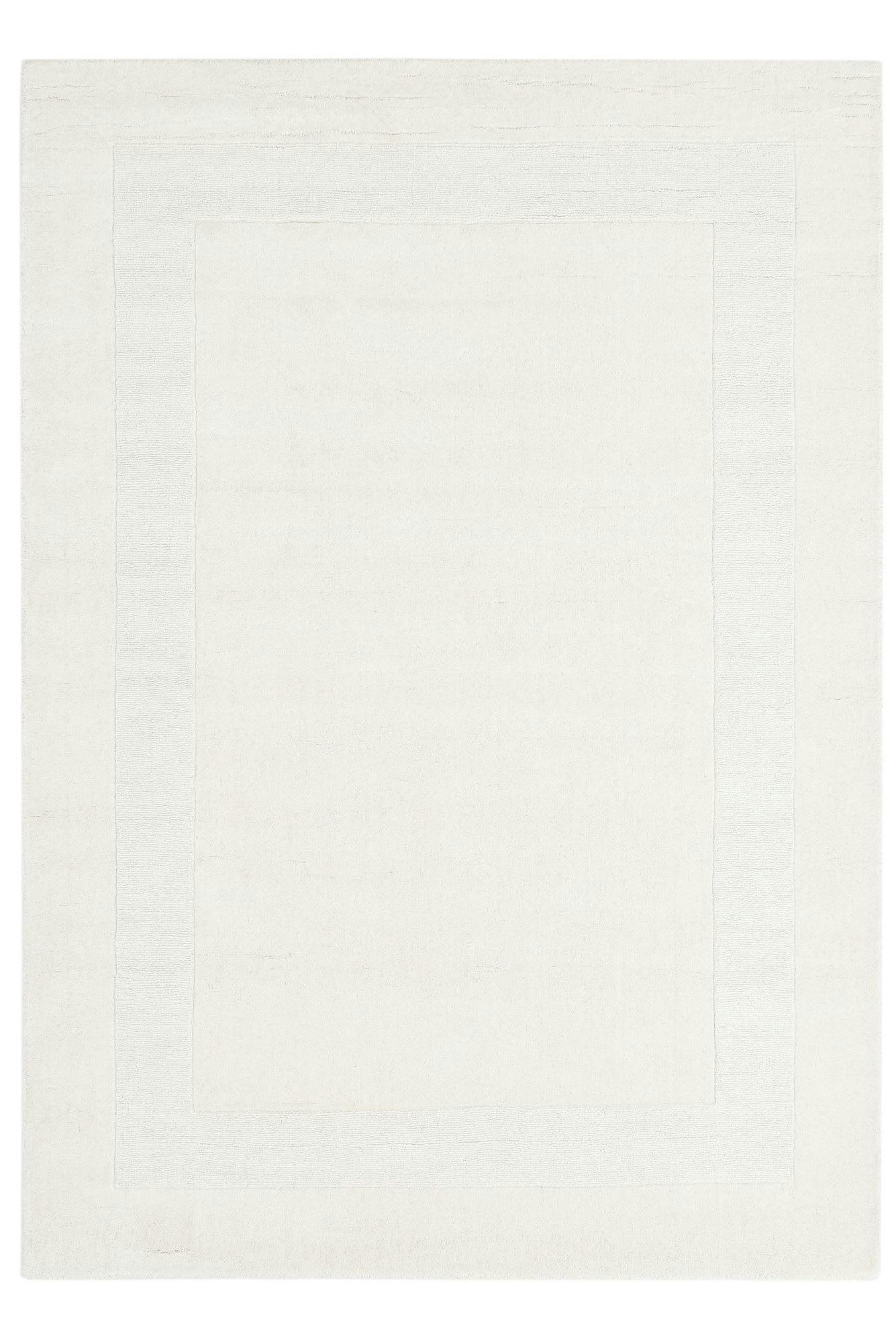 USEDOM - Tapis tufté main en laine naturelle Crème 60x90 cm