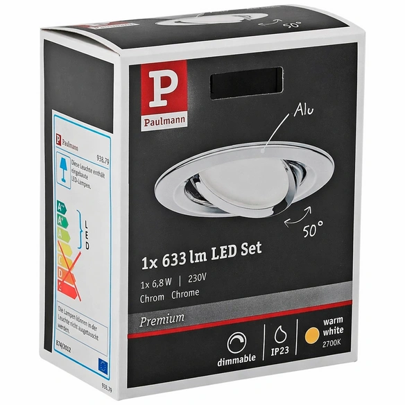 LED-Einbauleuchte »Coin Slim«, dimmbar, inkl. Leuchtmittel in warmweiß