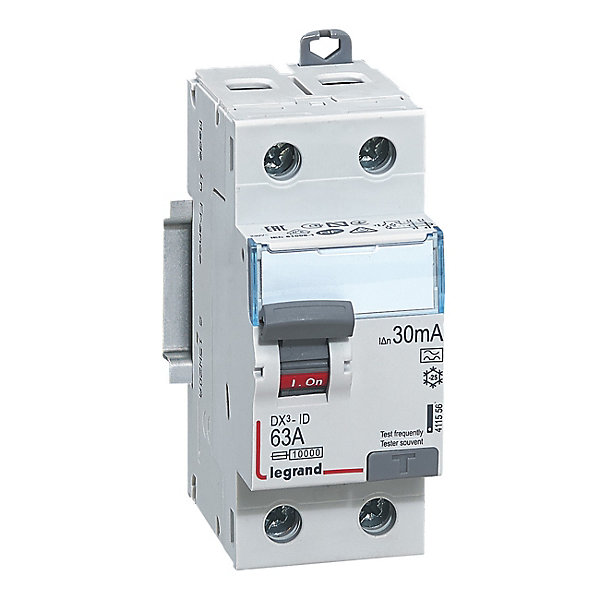 Interrupteur différentiel 30mA 63A type A Legrand