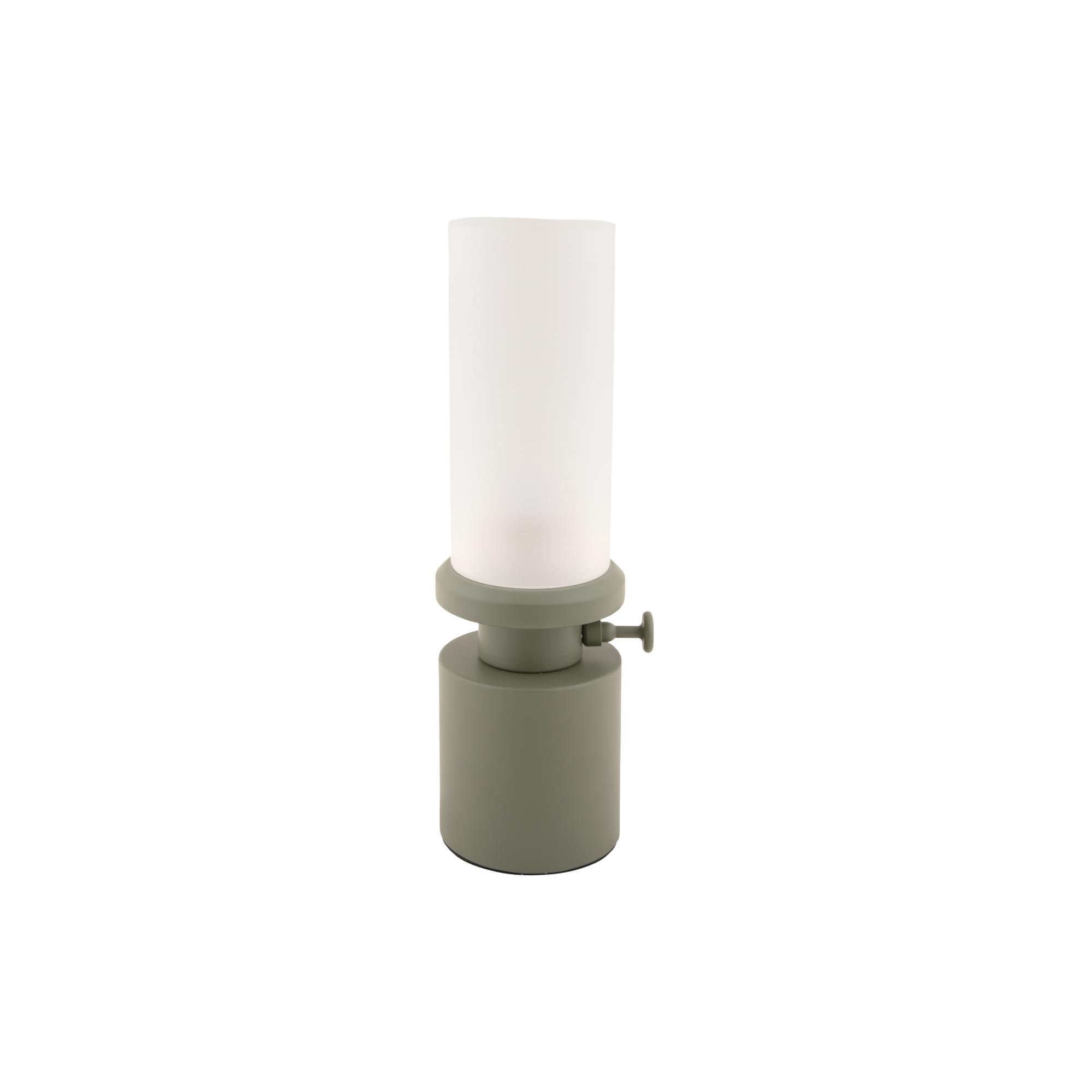 Leitmotiv tafellamp Camp LED - groen - Ø7.8cm
