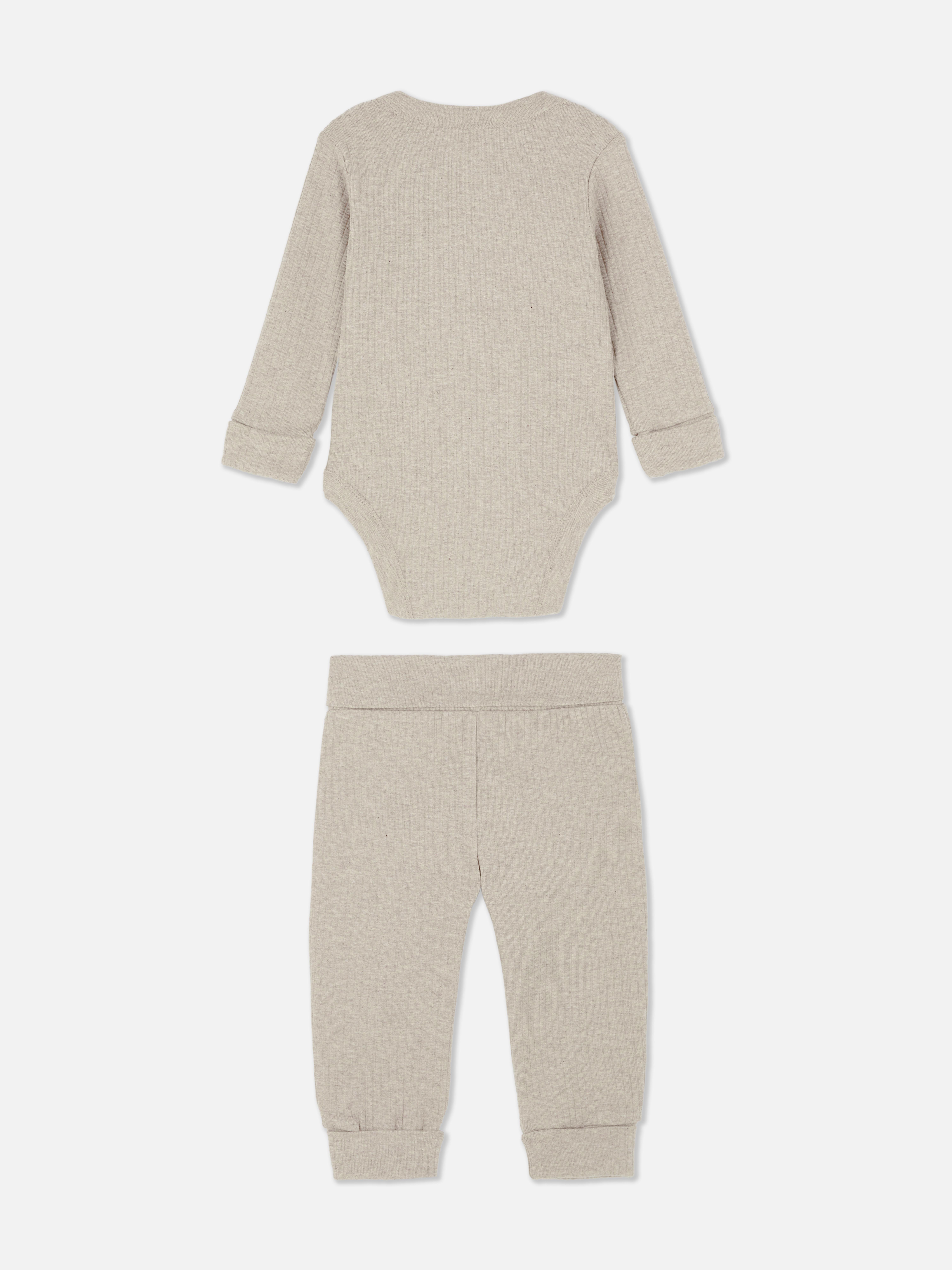 0-18mths | Room to Grow Wrap Bodysuit and Leggings Newborn Set