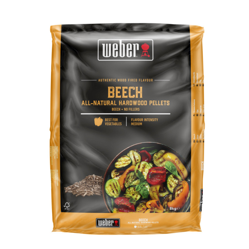 Pellets pour barbecue hêtre 8 kg WEBER