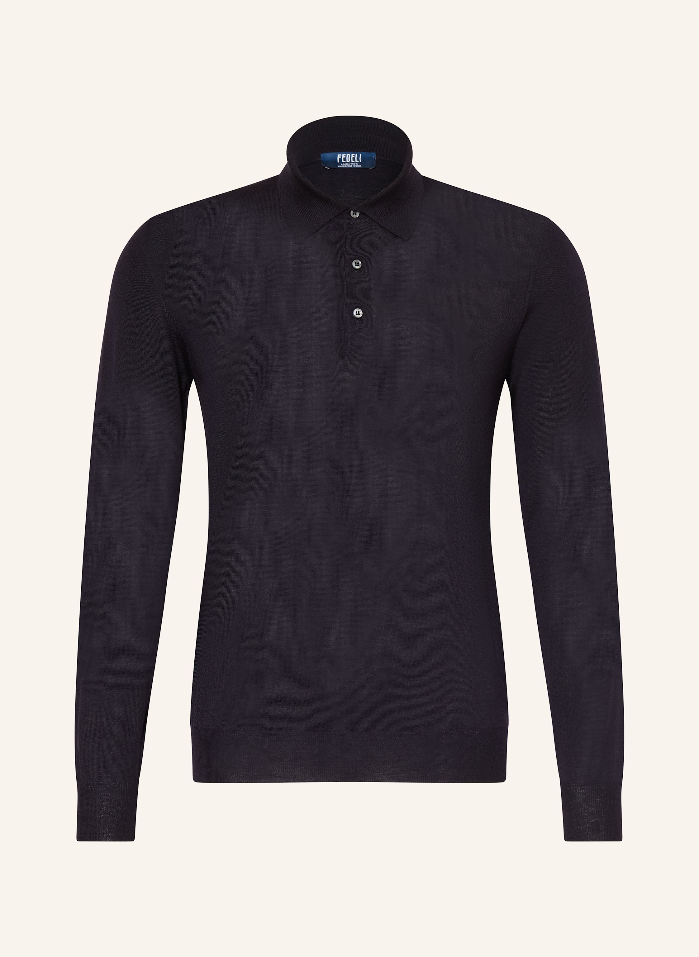 FEDELI Strick-Poloshirt