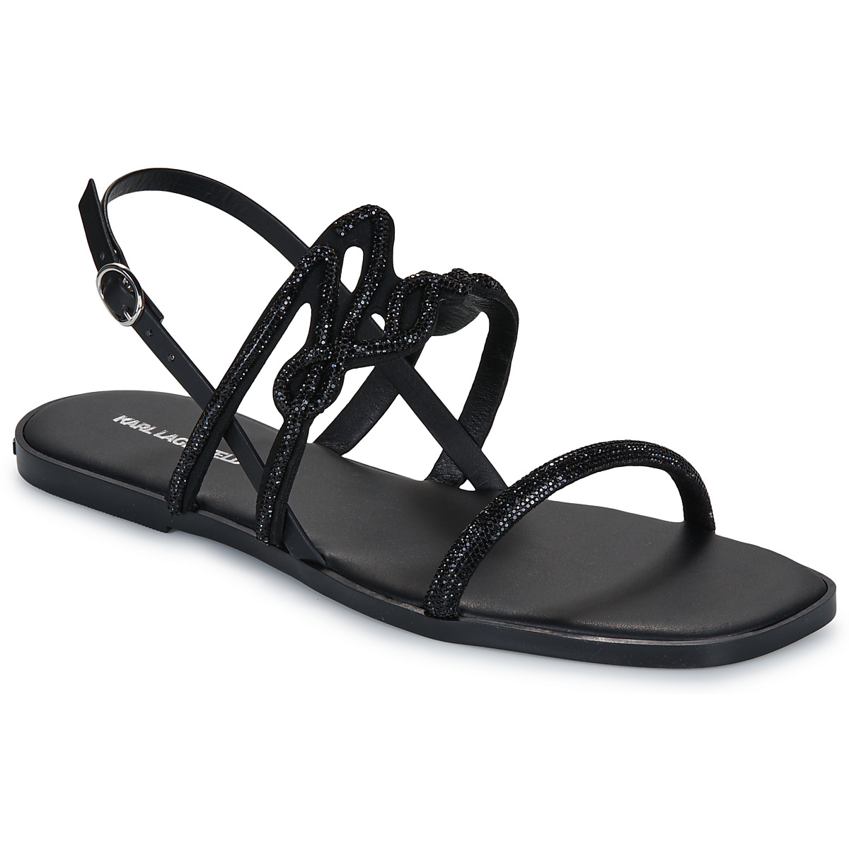 Karl Lagerfeld - OLYMPIA Karl Signia Slide - Black