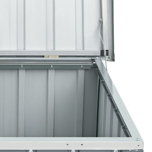 NNEVL Garden Storage Box Grey 129x67x65 cm