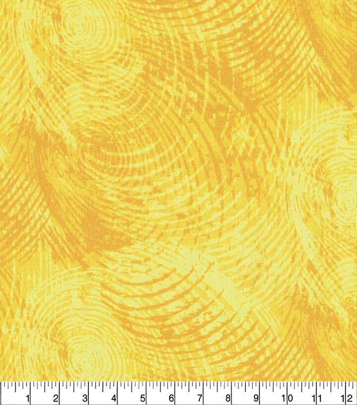 Yellow Blender Textured Quilt Cotton Fabric by Keepsake Calico