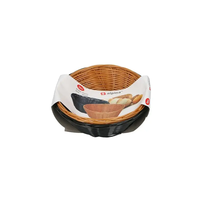 Brotkorb 2er-Set Alpina