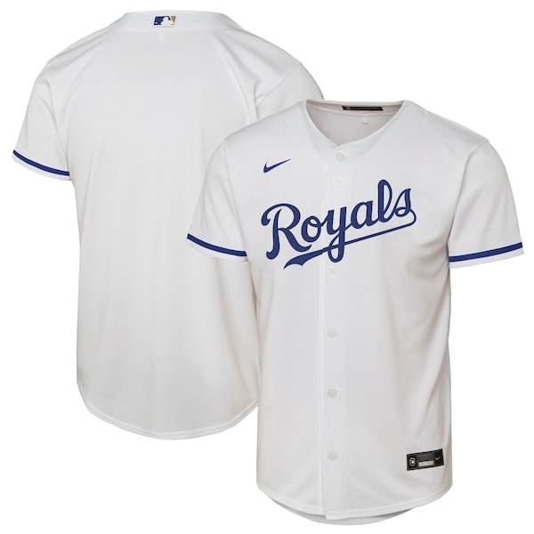 Kansas City Royals Nike Youth Home Replica Jersey - White
