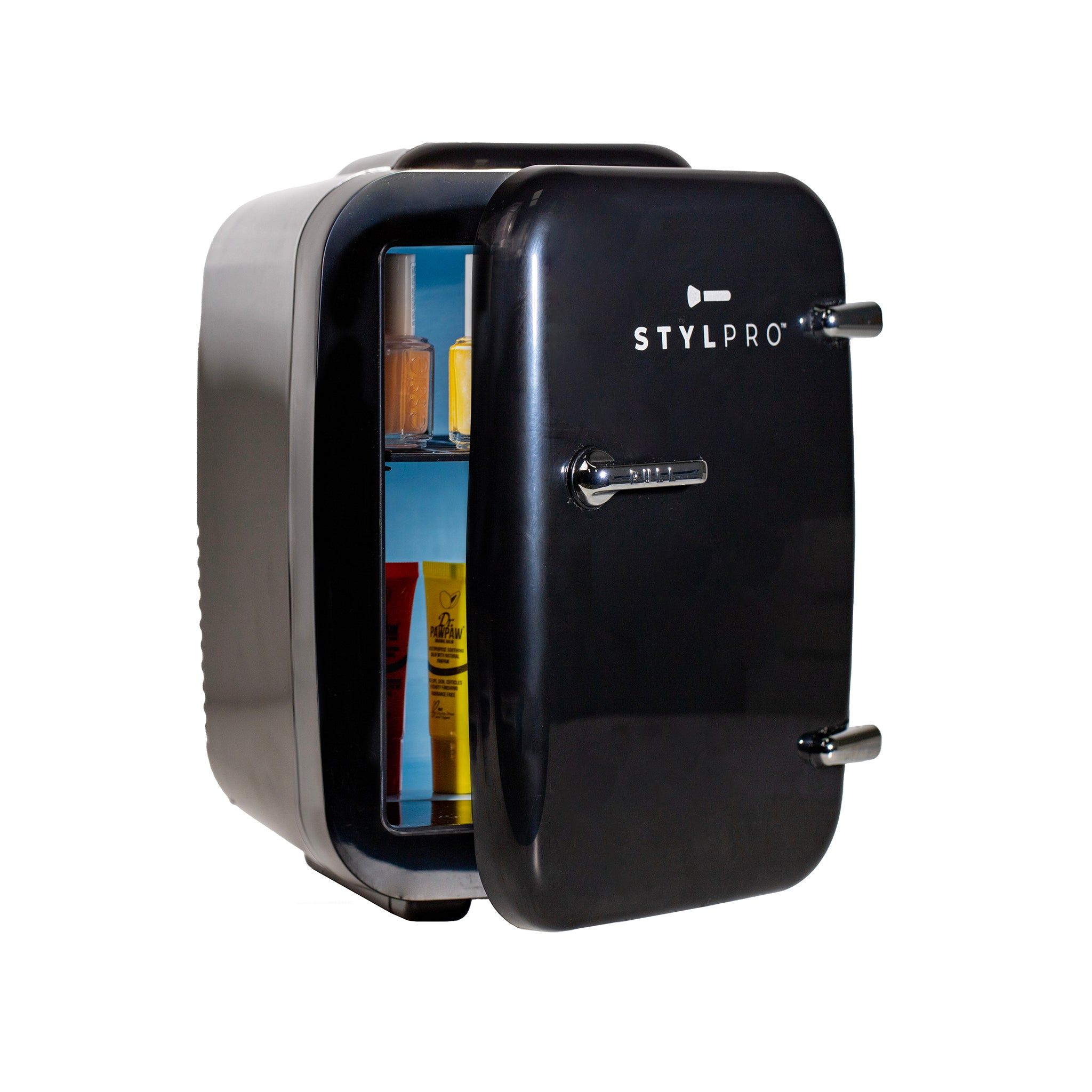 Stylideas Black & Silver Beauty Fridge