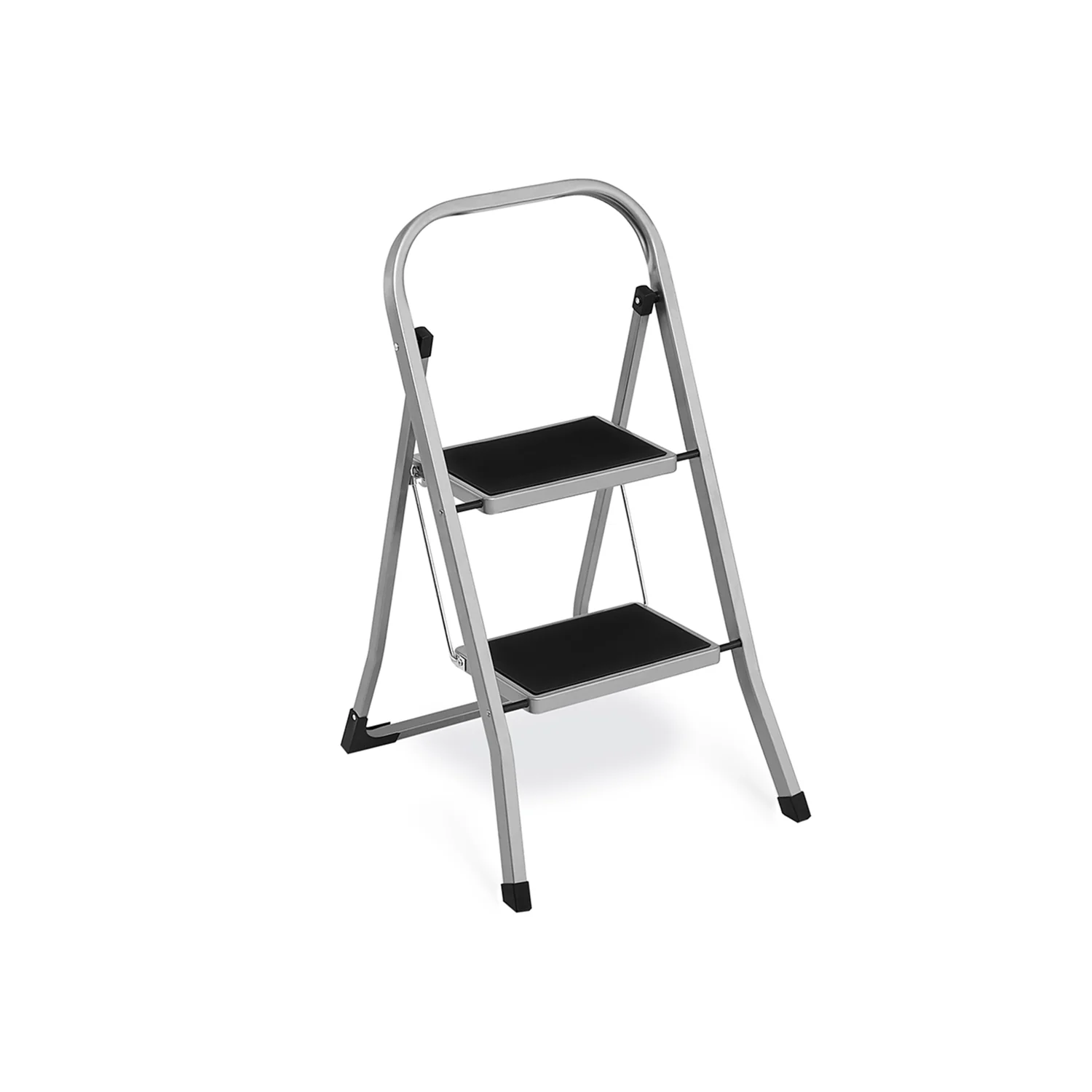 Escabeau Pliable avec échelle Intégrée et Serrure de Sécurité
