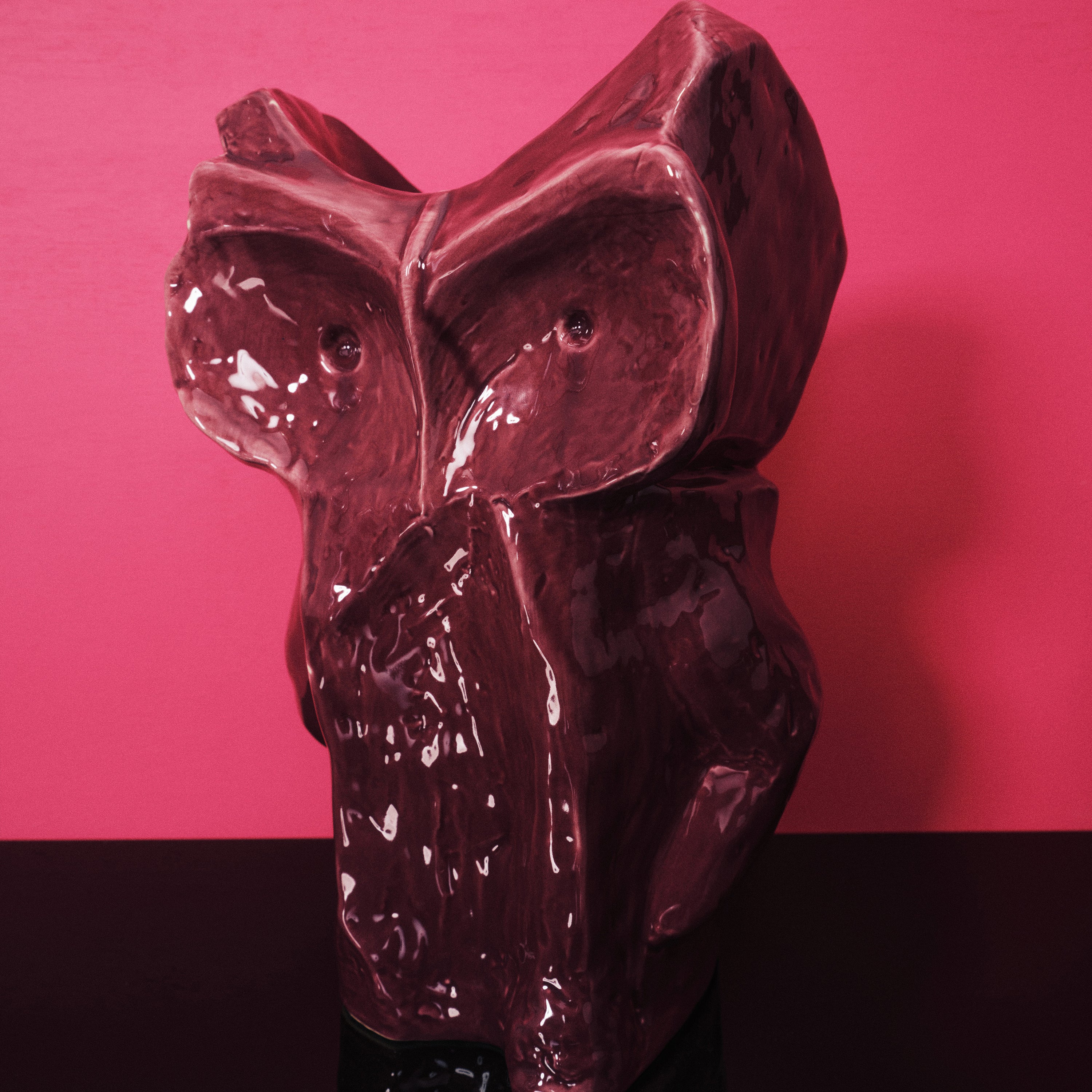 SERAX - Marni - Owl After Midnight Vaas L - Aubergine