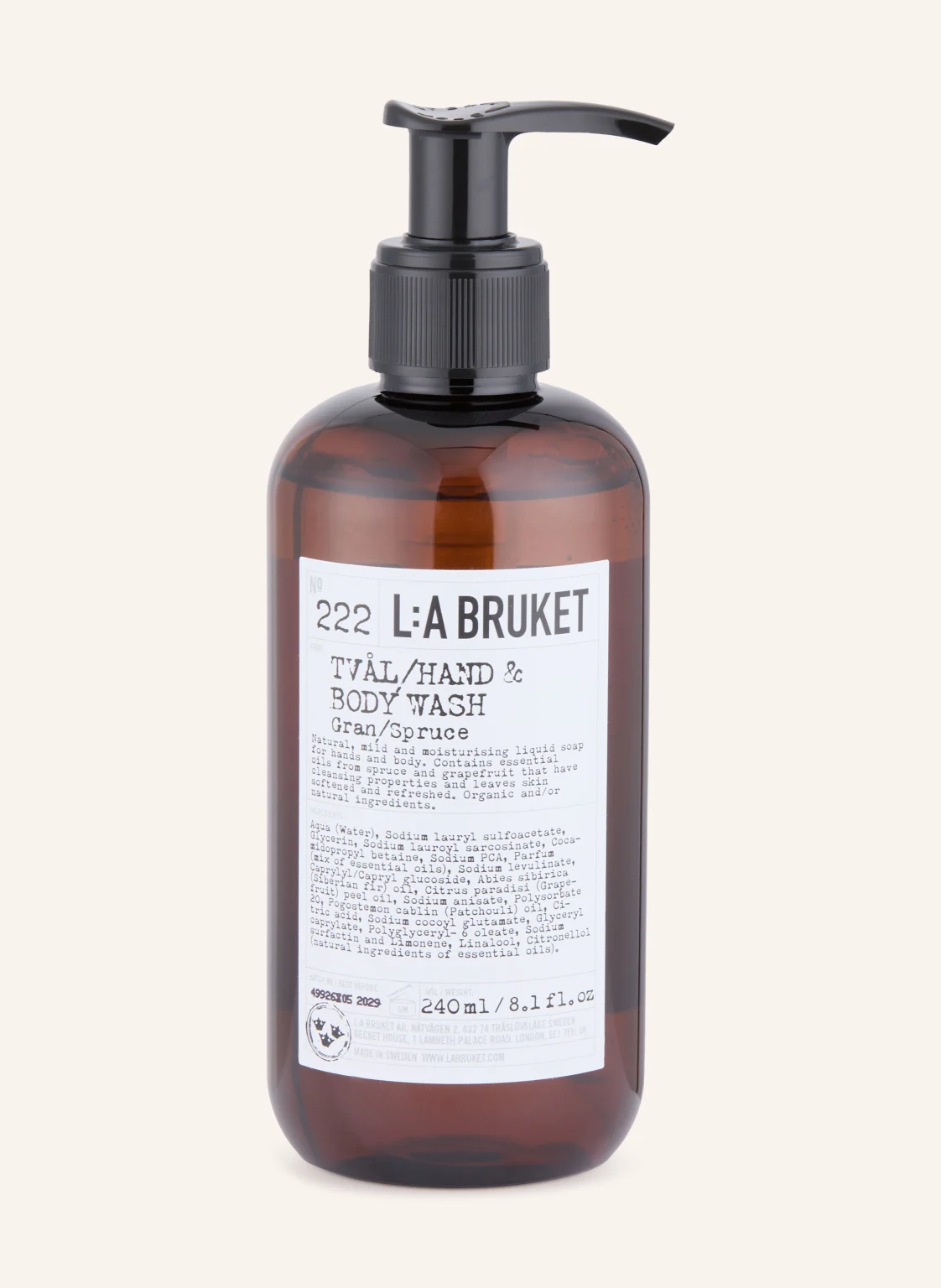 L:A BRUKET Seife 222 GRAN/ SPRUCE