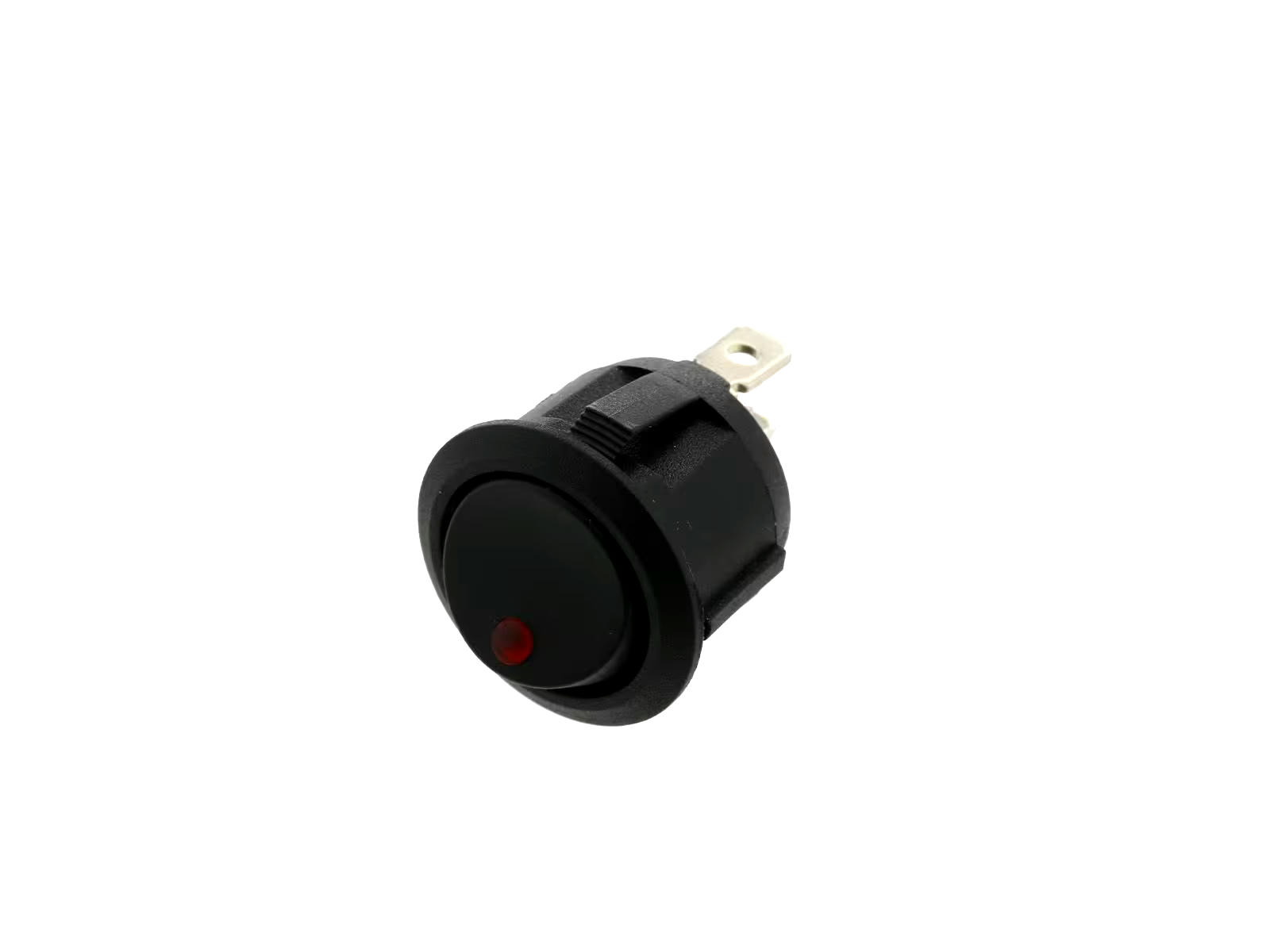 Red Round Rocker Switch