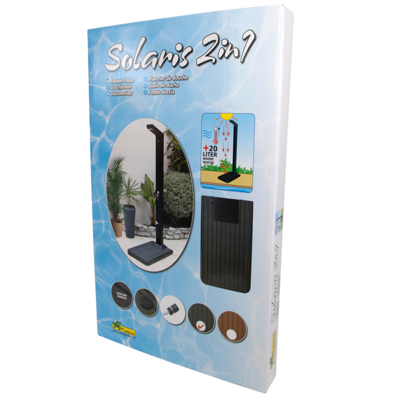 Plancher de douche solaire Solaris anthracite UBBINK