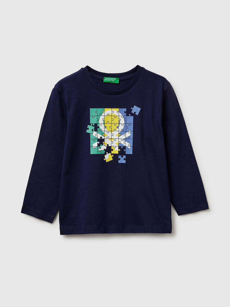 T-shirt in organic cotton with logo print