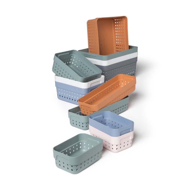 Opbergbakje M - oranje - 23.8x7.8x5 cm