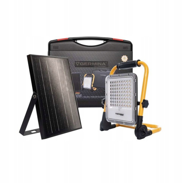 Naświetlacz bateryjny Germina lampa 30W   solar   walizka 1szt.