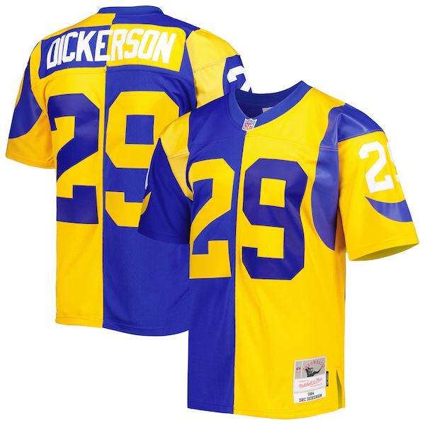 Eric Dickerson Los Angeles Rams 1984 Split Legacy Replica Jersey - Royal/Gold