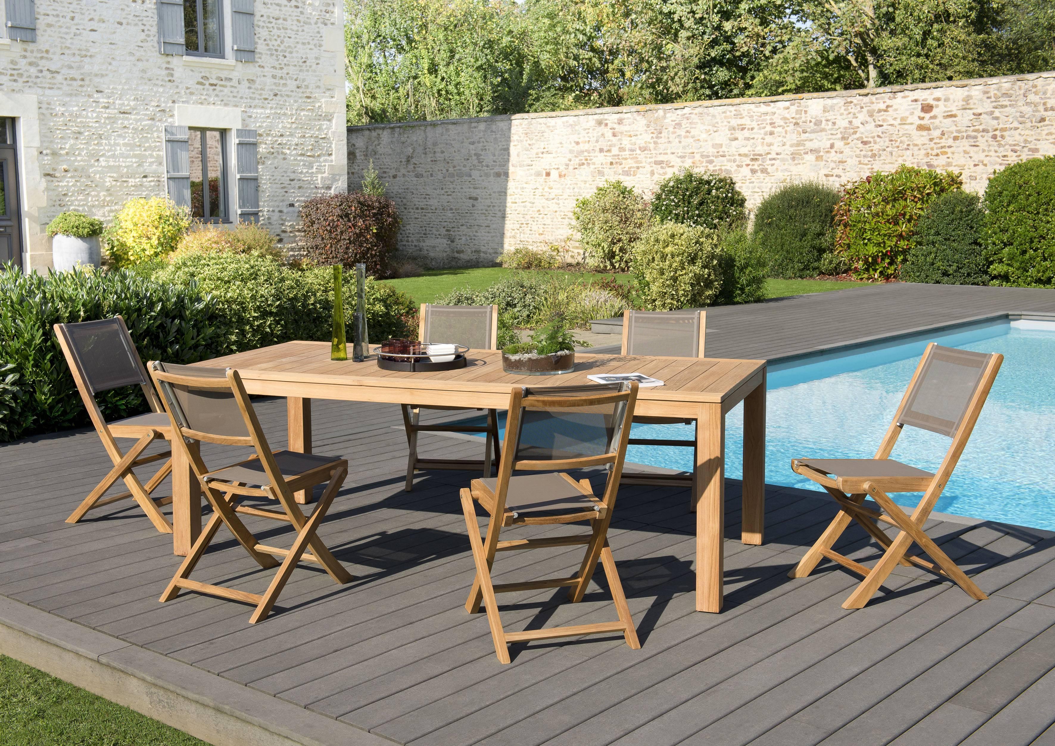 Tuinset Berlano teakhout
