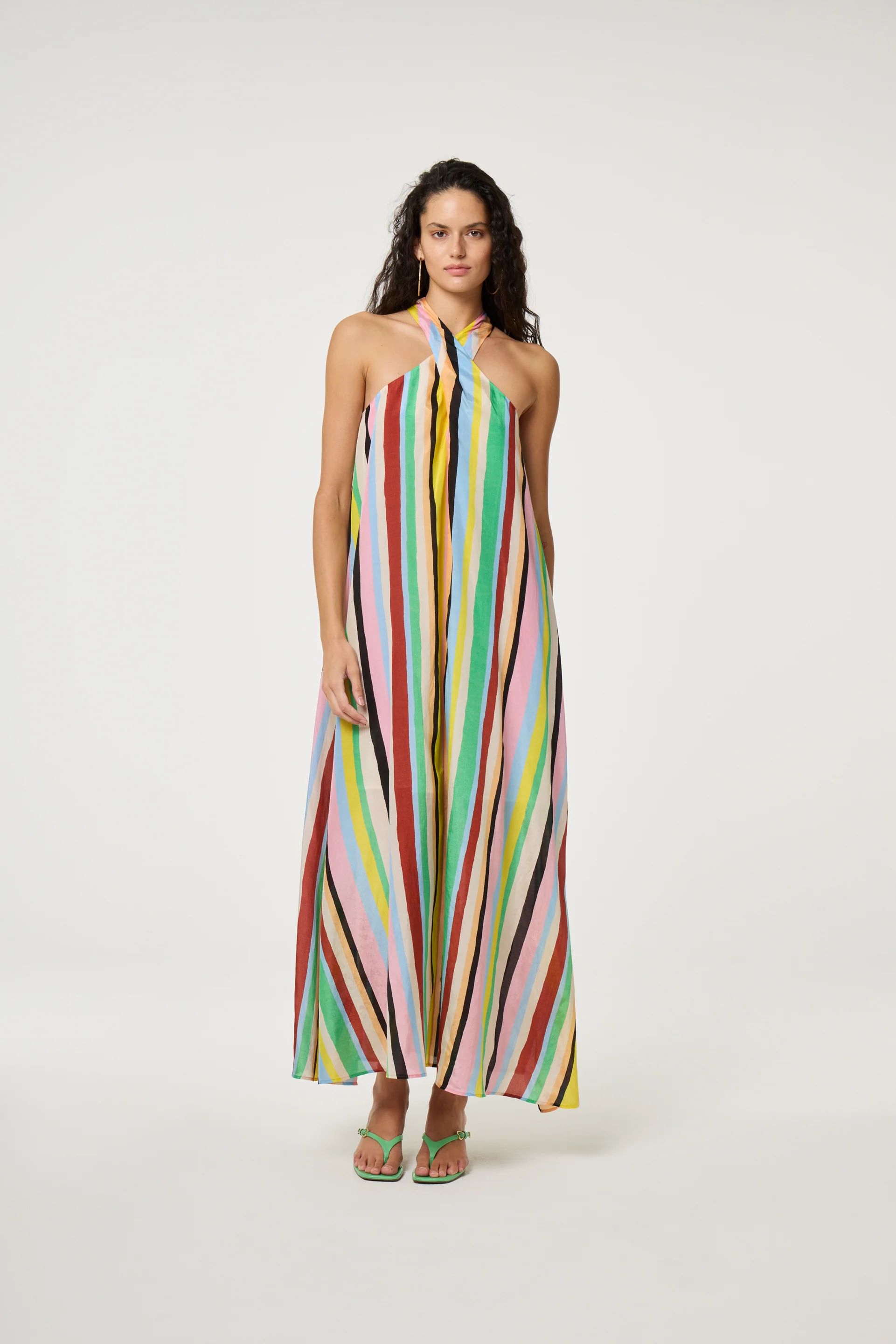 Estelle Dress | Light Blue/Navy