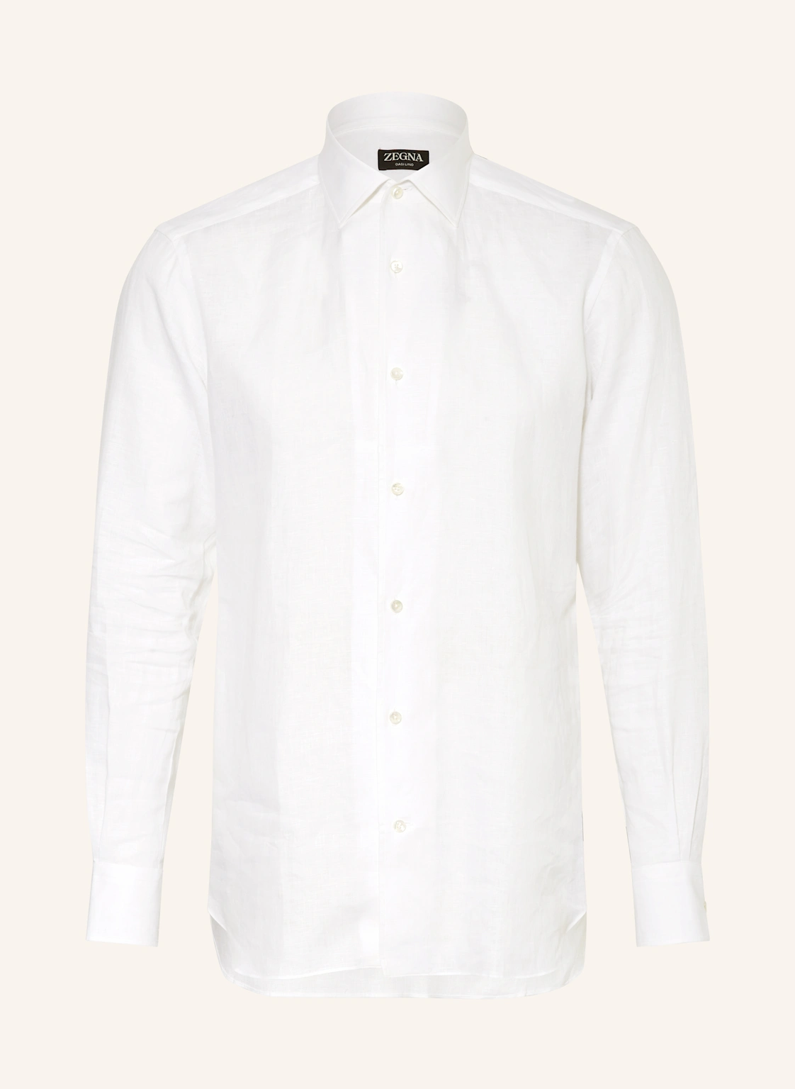 ZEGNA Leinenhemd Regular Fit