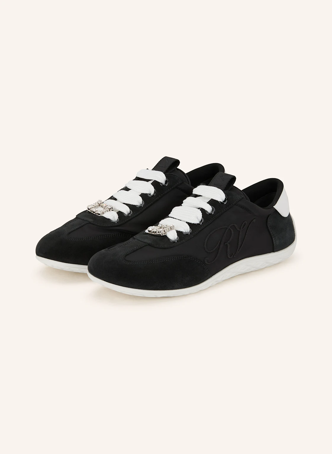 Roger Vivier Sneaker VIV mit Schmucksteinen