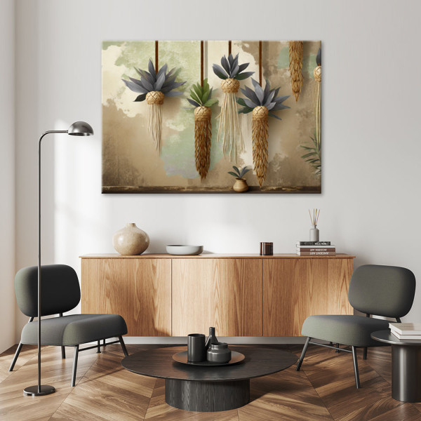 Feeby Obraz na płótnie, Wiszące rośliny boho 60x40