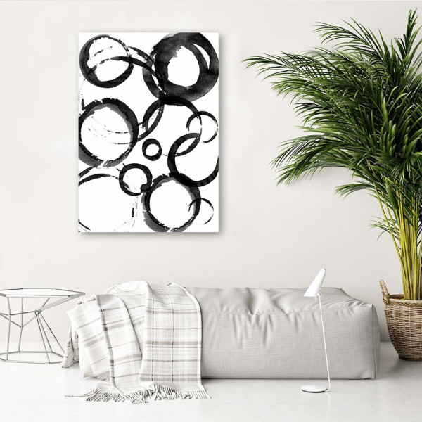 Feeby Obraz na płótnie Abstrakcyjne okręgi 40x60
