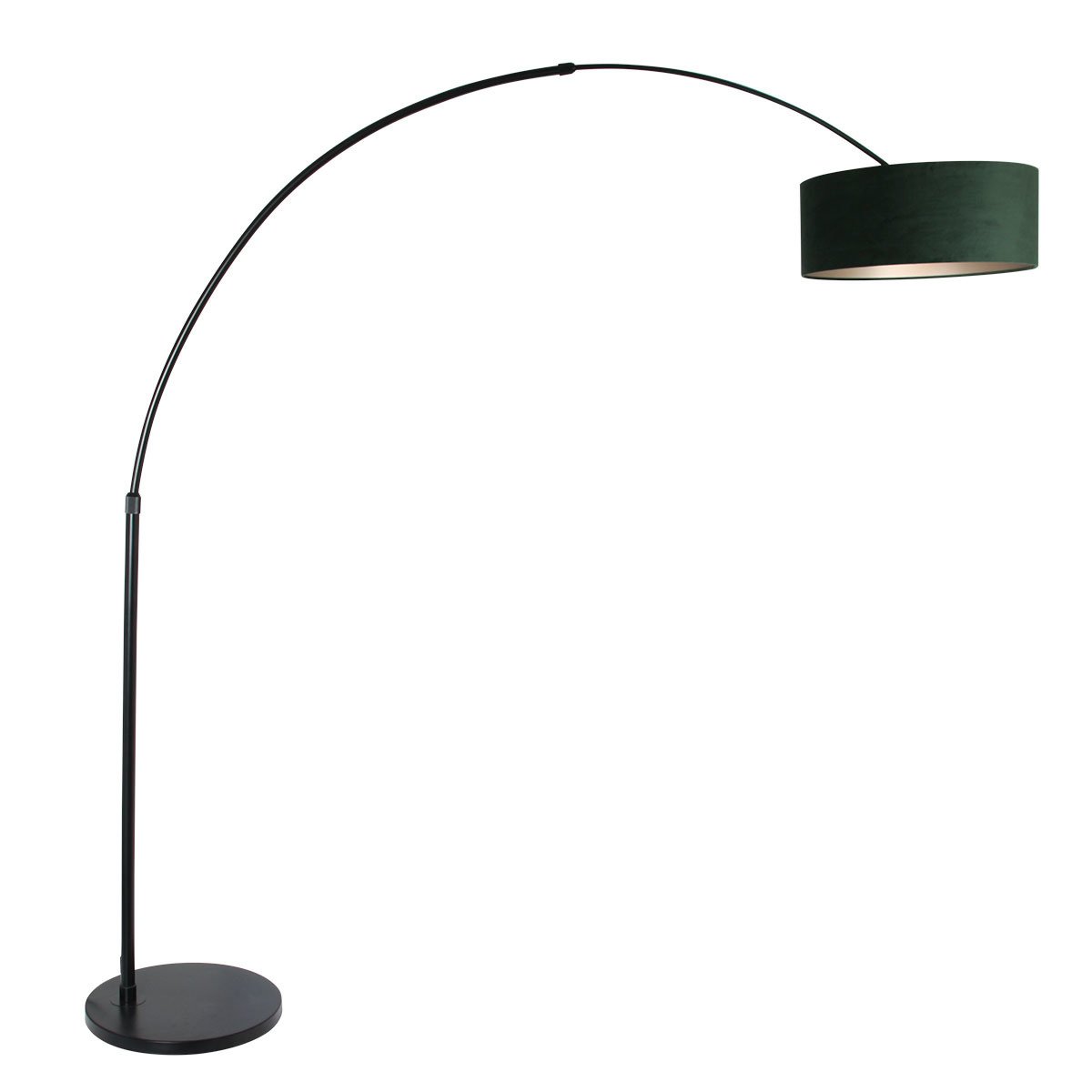 Steinhauer vloerlamp Sparkled - 1 lichts - 190x 230 cm - zwart groen