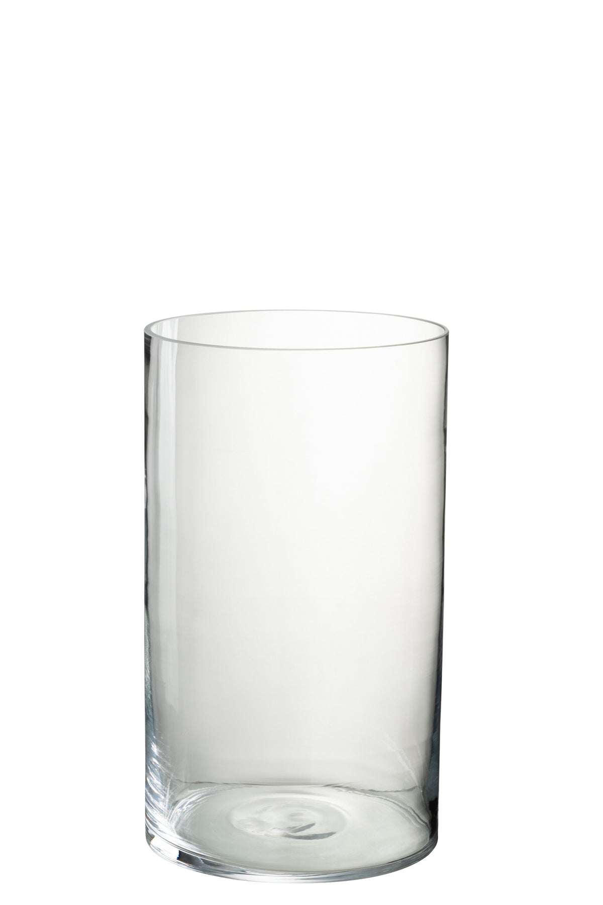 J-Line windlicht Rond - glas - transparant - medium