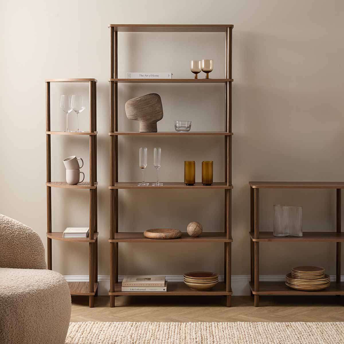 Eden Corner Shelf - Walnut