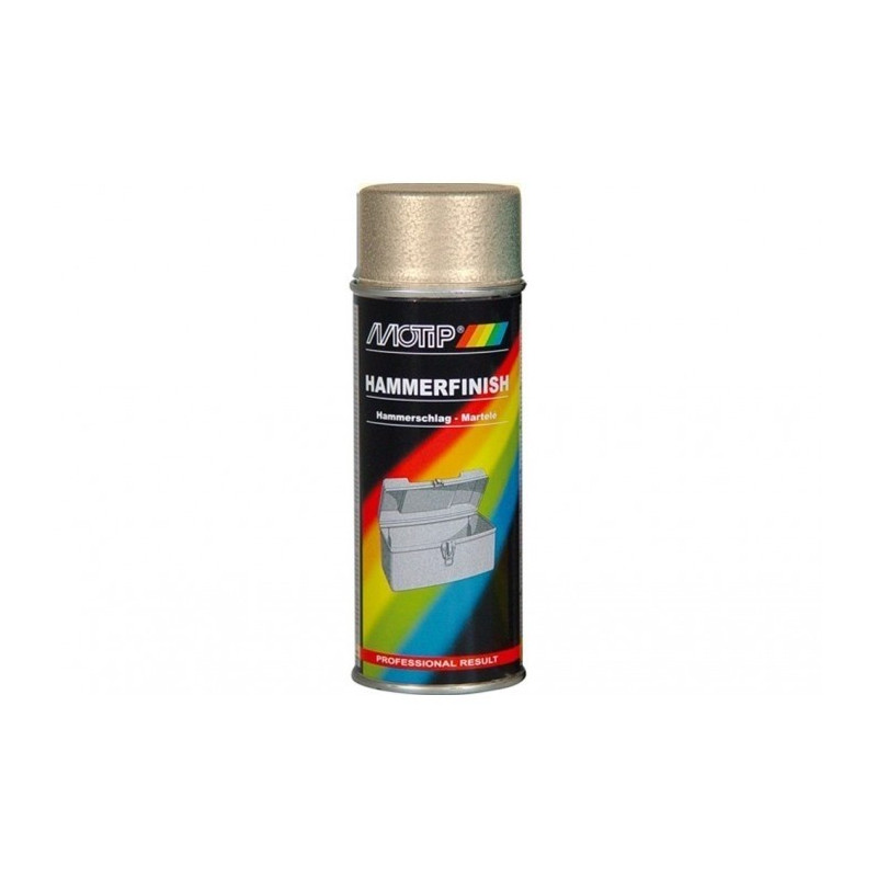 Peinture effet martelé dorée 0,4 L MOTIP